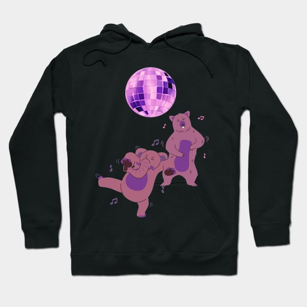 disco party animals Hoodie by MERCI T-Shirt